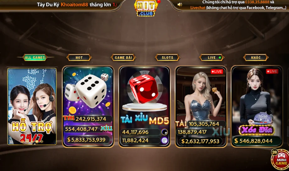 Hitclub | Tải Hit Club - App Game Bài Đổi Thưởng Đẳng Cấp #1 Chiêm ngưỡng kho trò chơi đặc sắc tại Hitclub